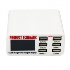 Smart Display Charger 30W 6 x USB 6A - AU Standard