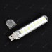 8 LED Mini Portable USB LED Night Light Powered Camping Lamp