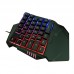 G7 One Handed Gaming Keyboard Mobile Game Color Backlit Player Mechanical Sensation Keypad