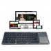 Keyboard Tri Fold Bluetooth Ultra Thin Tablet Phone Touchpad Wireless Multi Function