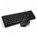 T13 Keyboard Mouse Set Wired USB Desktop Notebook Computer Keyboard Mouse