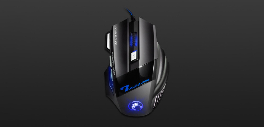 X7 Wired Gaming Mouse - Black